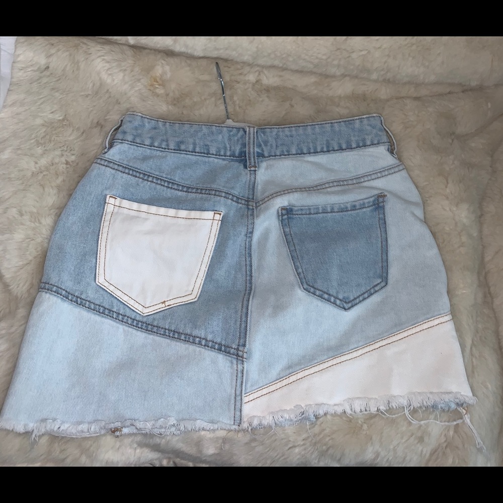 Hopper Patch Denim Skirt